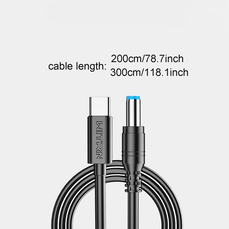 200 см/300 см USB C PD к 12 В 15 В 20 В 5,5x2,5 мм кабель питания для беспроводного маршрутизатора ноутбука динамика модема камеры видеонаблюдения