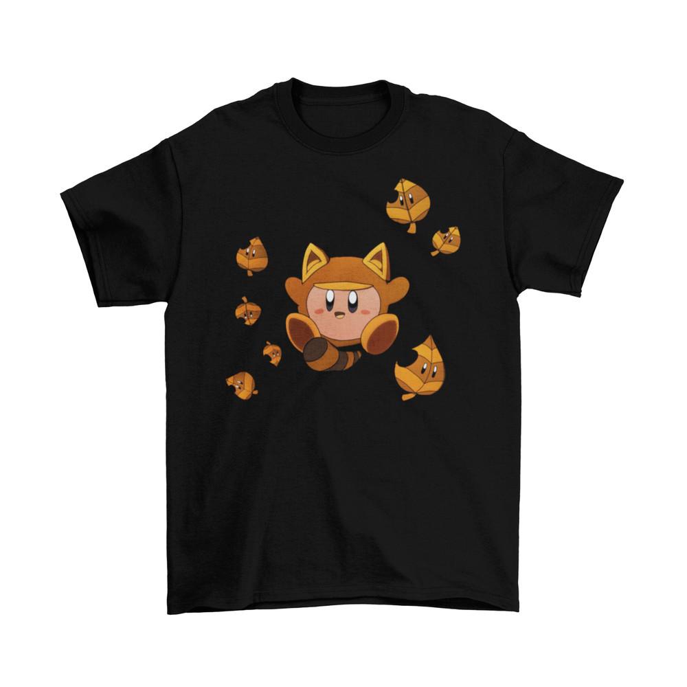 Kirby Tanooki T-Shirt Unisex Adult Sizes Crystal Shards Mario Nintendo Fall New