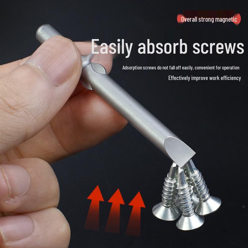 Nigao S2 6MM Round Shank Magnetized Slotted Electric Screwdriver Bit 802