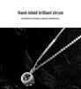 S925 Sterling Silver Moissanite Simple Necklace, 1 Carat Light Luxury Gift, Niche Design Pendant