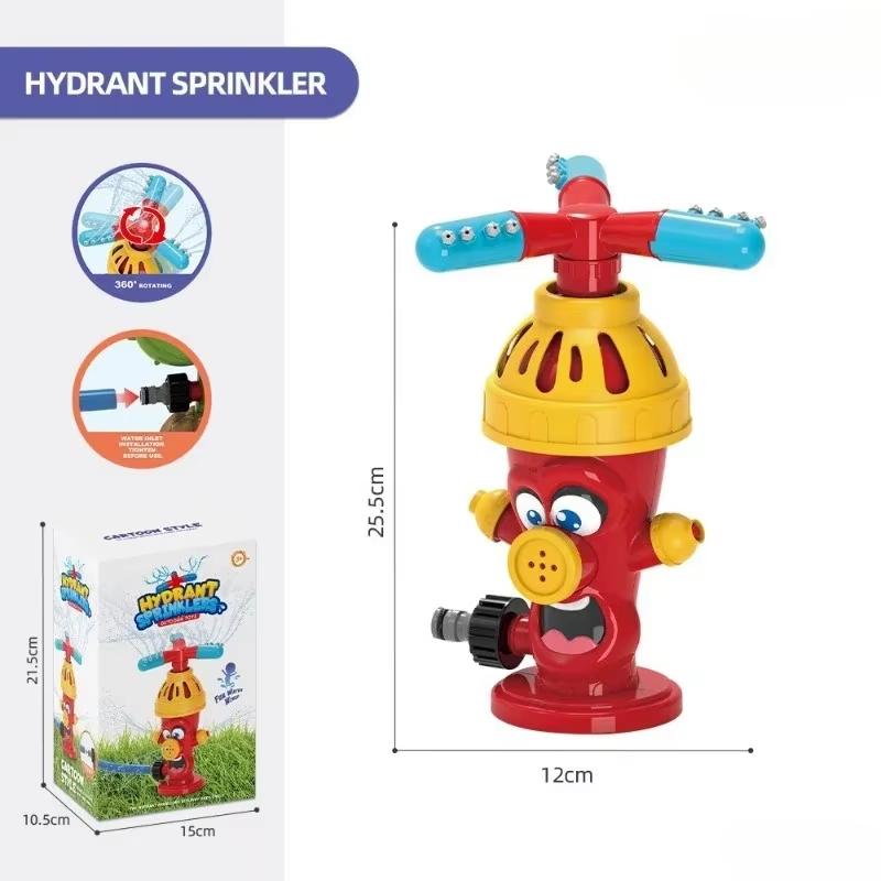 Children Water Pipe Squirt Toys Cartoon Cute Cactus Outdoors Lawn Garden Water Sprinkler Bathroom Interesting Water Play Toys