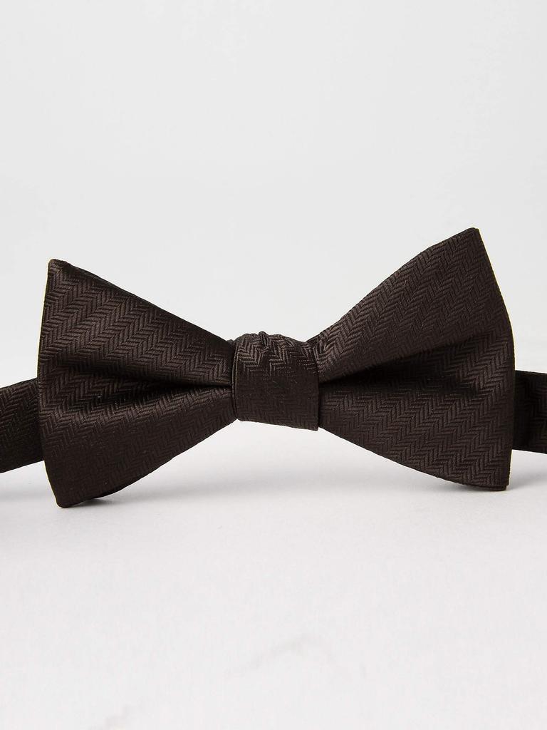 [UNITED ARROWS Green Label Relaxing] Мини-галстук-бабочка однотонный с мелкой «елочкой» 31346992178 0700 SILVER(07) СВОБОДНО