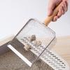 Cat Litter Box Sifting Cleaning Tool Kitty Scoop with Long Handle for Lizards