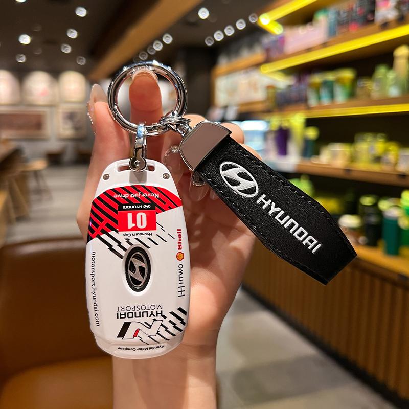 Car Key Case Cover For Hyundai I30 Ix35 Kona Encino Solaris Azera Grandeur Ig Accent TM Palisade Santa Fe Auto Accessories New MM12