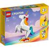 LEGO Creator Unicorn 31140 Игрушечный блок Настоящее животное Фэнтези для мальчиков и девочек от 7 лет