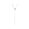 Tirr Lirr Romance Pearl Silver Pink Necklace TNSSVP11500S