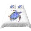 Turtle Pattern Bedding Set Bedding Cover with Pillow Case AU/EU/US Single/Double Full Size Home Bedding Set