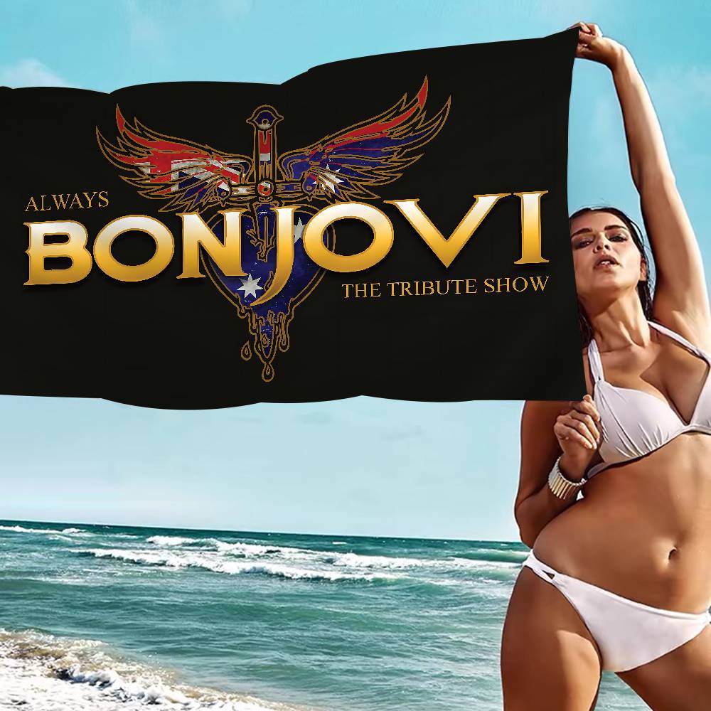 B-BonS J-Jovi Микрофибровое одеяло Быстросохнущие пляжные полотенца Большой размер Печать Супервпитывающее полотенце-одеяло для бассейна