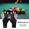 1 пара бильярдных перчаток с 3 пальцами, мягкие, эластичные, дышащие, впитывающие пот, Нескользящие перчатки для бильярдного бассейна, спортивные товары