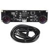 4MP 1080P Camera Module Dual Lens VR Depth Measurement 3D Rebuild OV4689 Camera Board 80 Degrees  Without