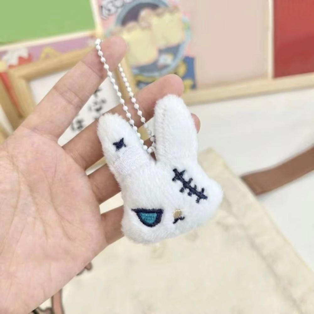PP Cotton Rabbit Doll Charm Bead Chain Plush Rabbit Accessory  Backpack Decoration