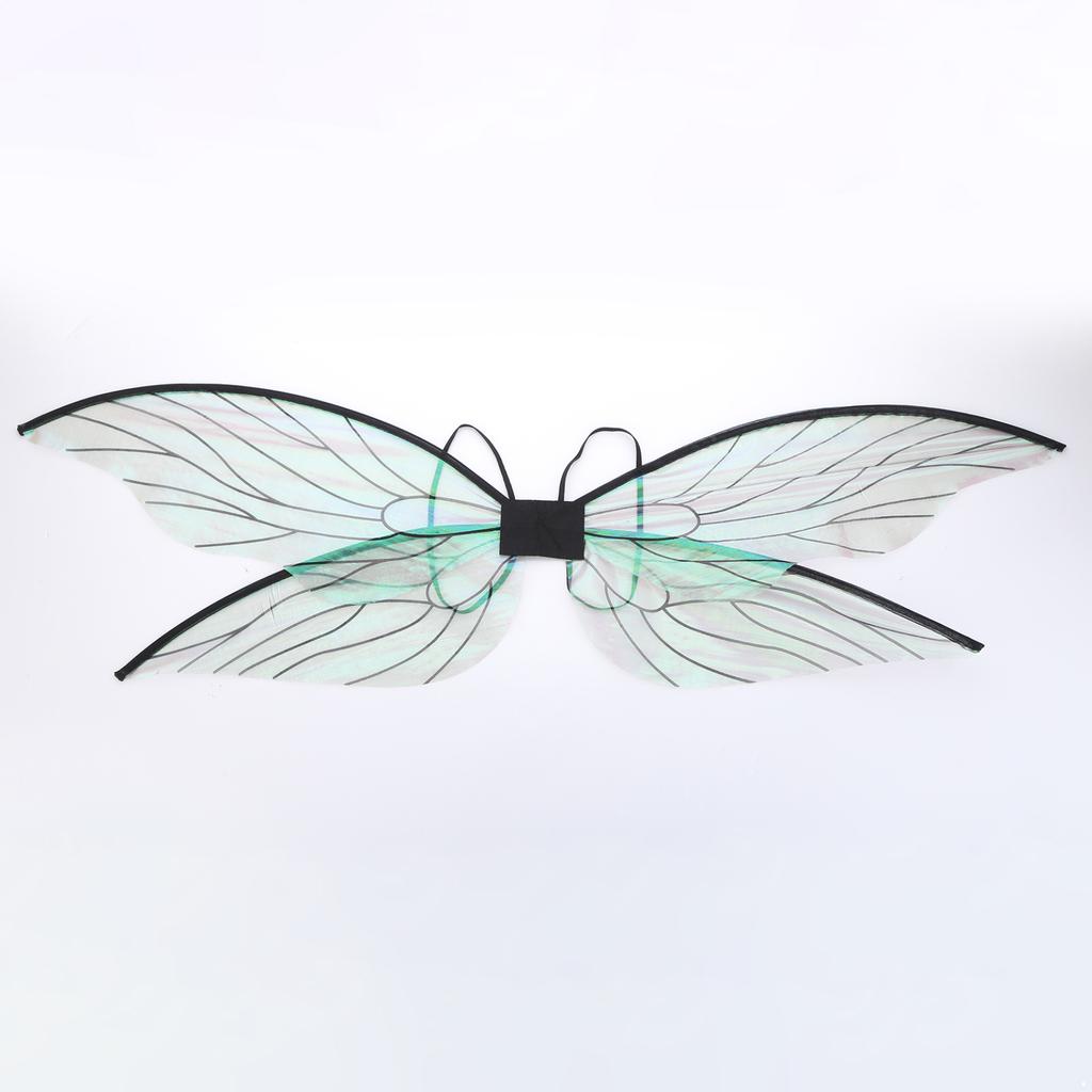 Женщины Девушки Цикада Крылья Стрекоза Эльф Крылья Фея Хэллоуин Косплей Костюм Праздничная Вечеринка Маскарад Реквизит Одеваются