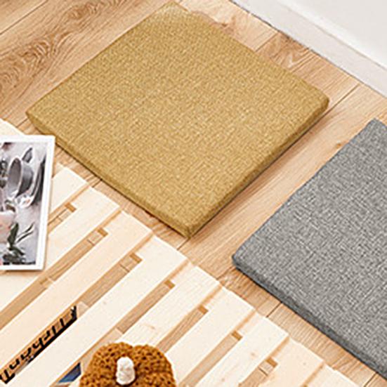 Подушка на стул с завязками Фиксированная Дышащая Хлопково-льняная Гостиная Удобное Сиденье Ягодицы