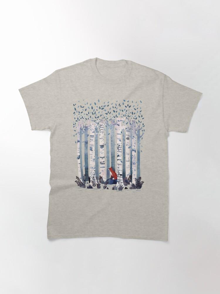 Red The Birches (in Blue) Classic T-Shirt