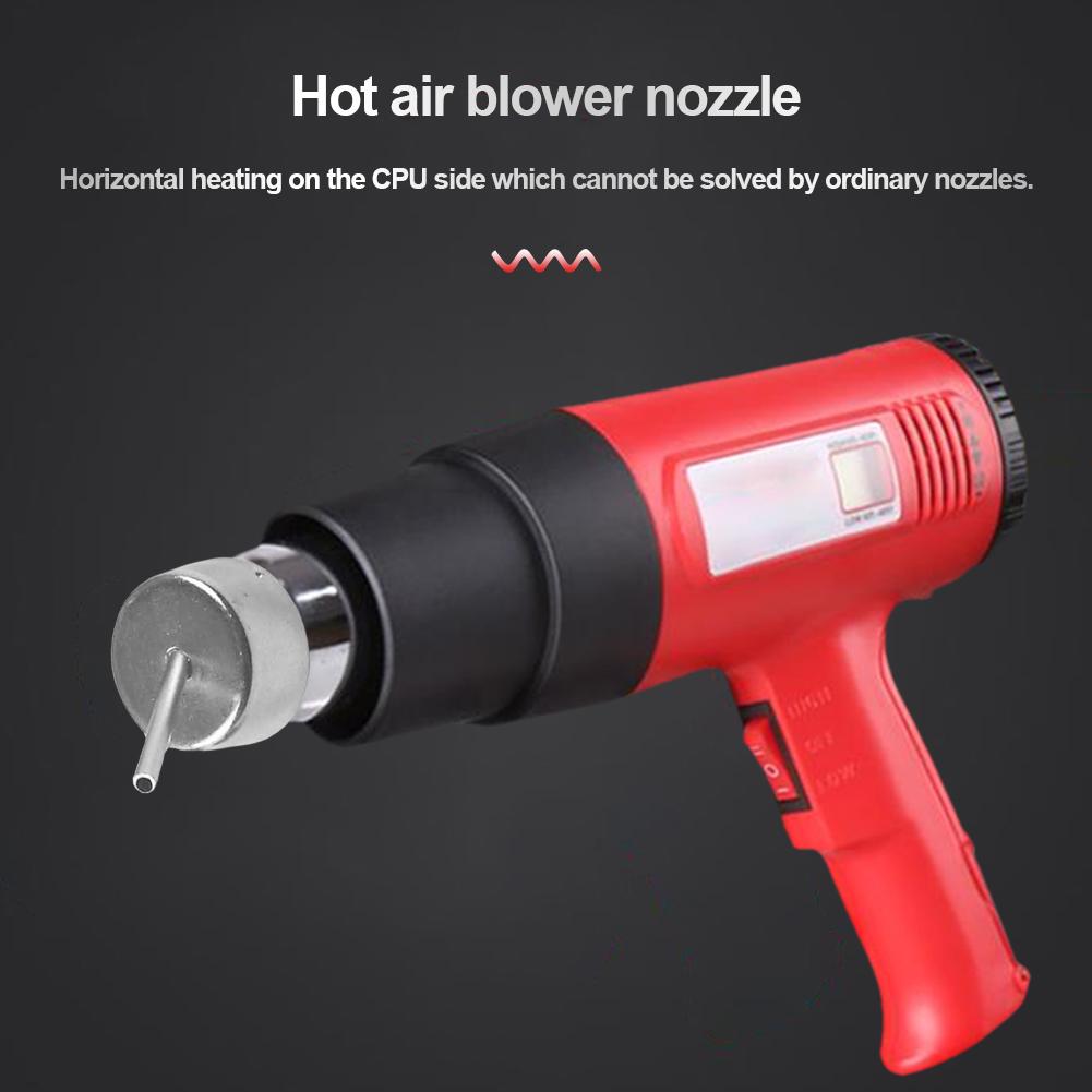 3-10Mm Hot Air Gun NozzleWelding Nozzle Tip 45 Degree Curved Angle Welding Nozzle for 858/858D Hot Air Rework Station