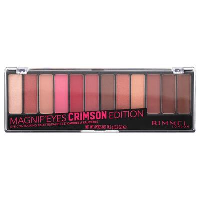 Палитра для контуринга глаз Rimmel London Magnif'Ees Eye Contouring Palette 007 Crimson Edition 14,2 г, 1 шт.