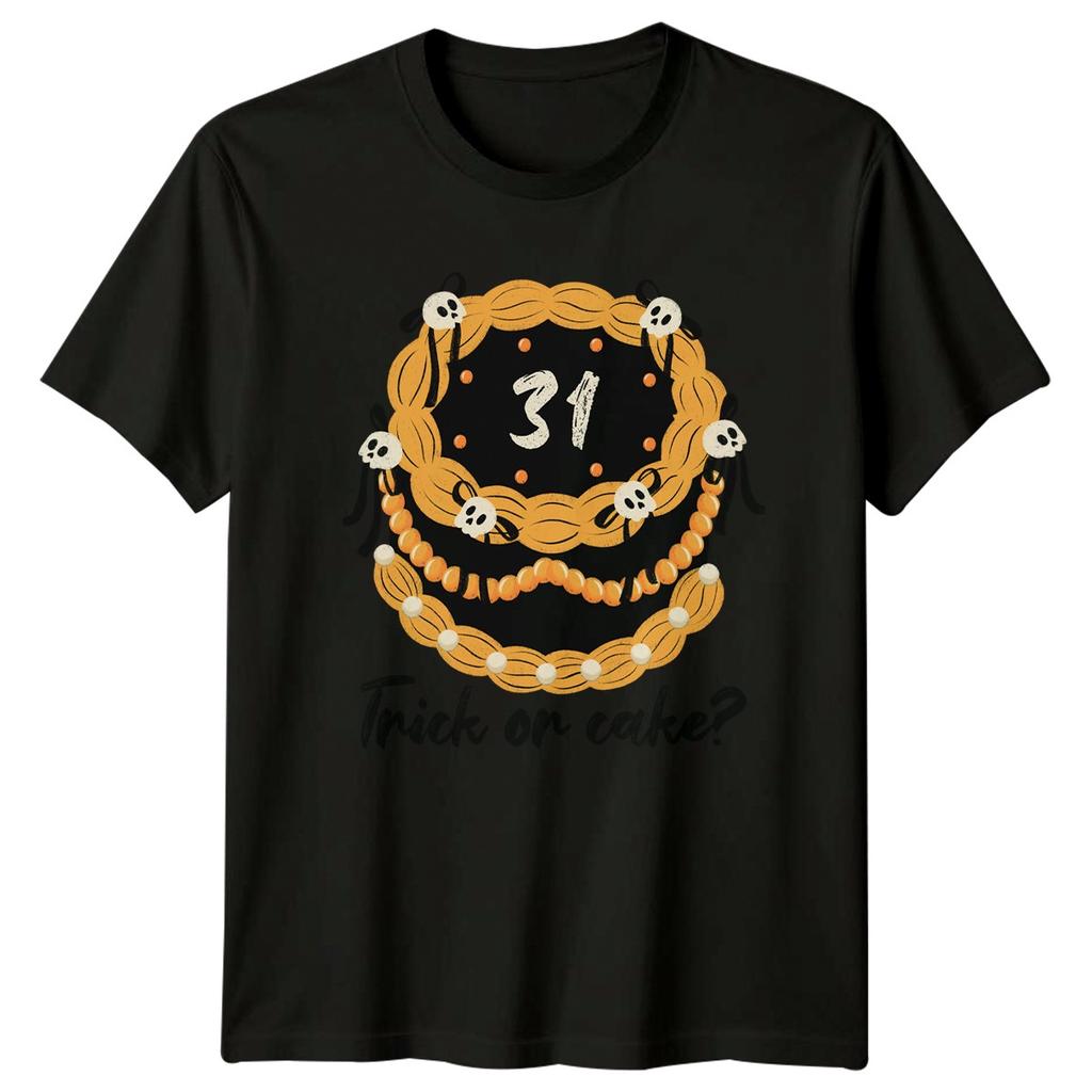 Trick Or Cake TShirt Halloween Birthday 31st Birthday Gift For Him And Her