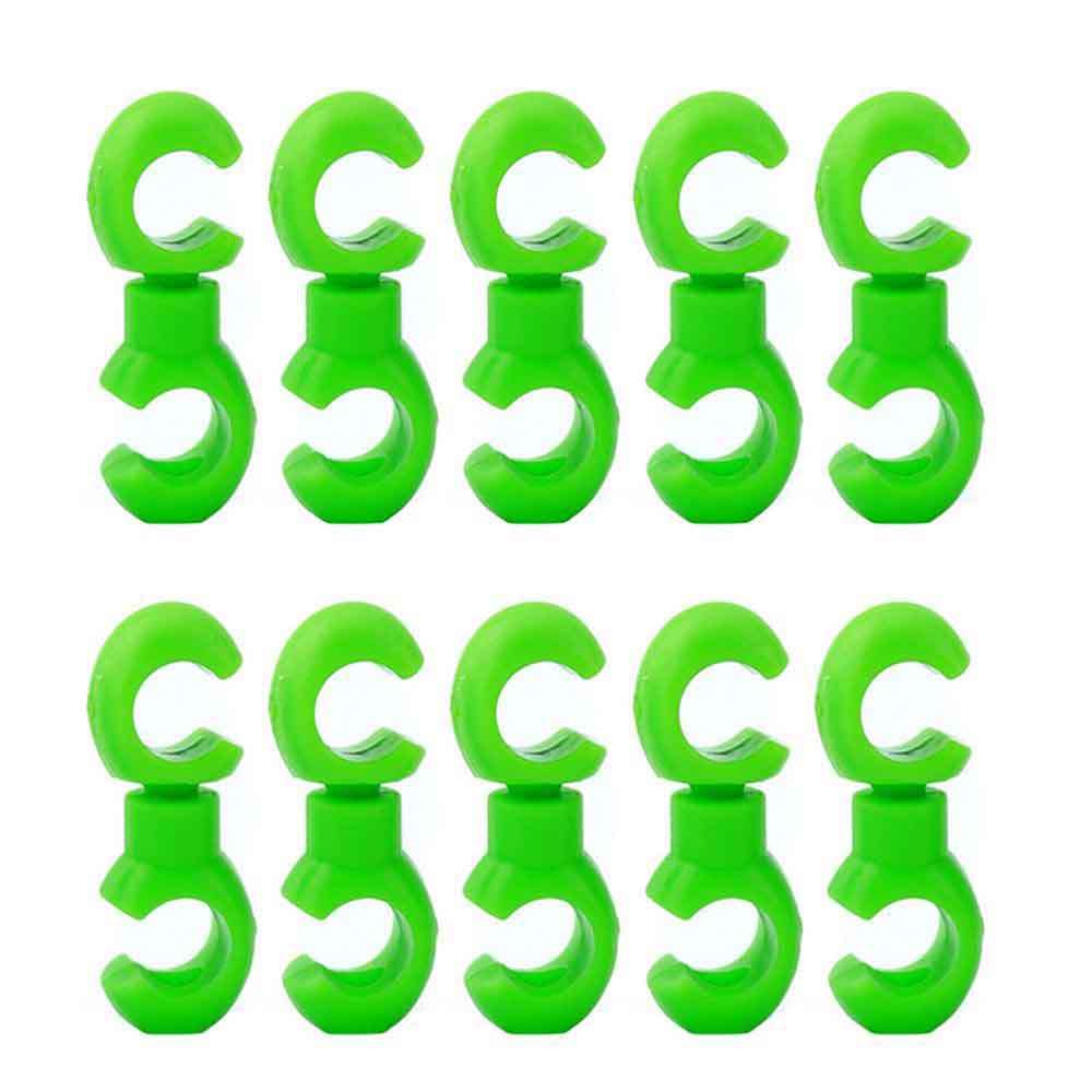 10Pcs Bike Cross Line Clips Mountain Road Bicycle Brake Gear Cable Clips Rotating S Style Hook Clips Cycling Replacement Parts