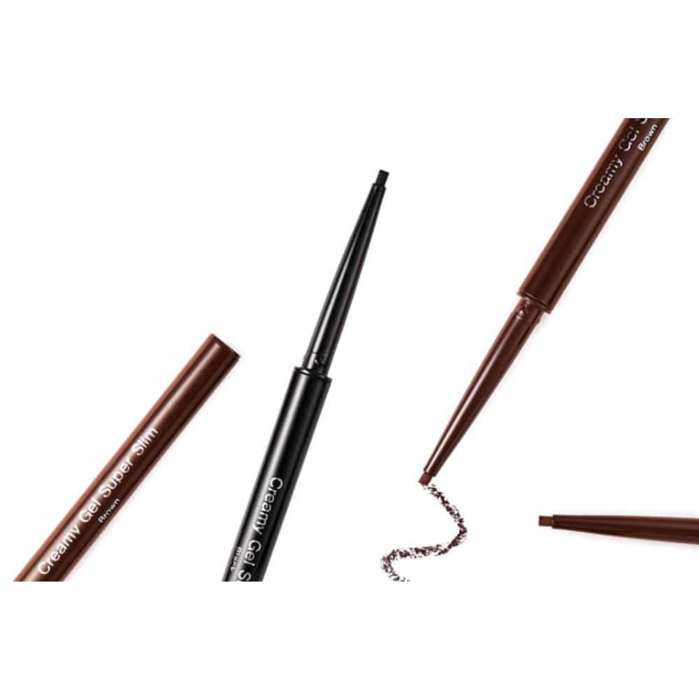 Woodbury Creamy Gel Super Slim Автоматический карандаш для глаз 0,12 г, коричневый, 2 шт.