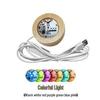 Светодиодный ночник-кристальный шар из массива дерева с USB-подключением