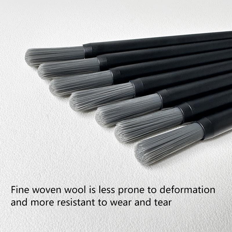 Нейлоновая щетка для чистки кофемолки с пластиковой ручкой, щетка для удаления пыли с эспрессо-зерна, кухонные принадлежности для бариста