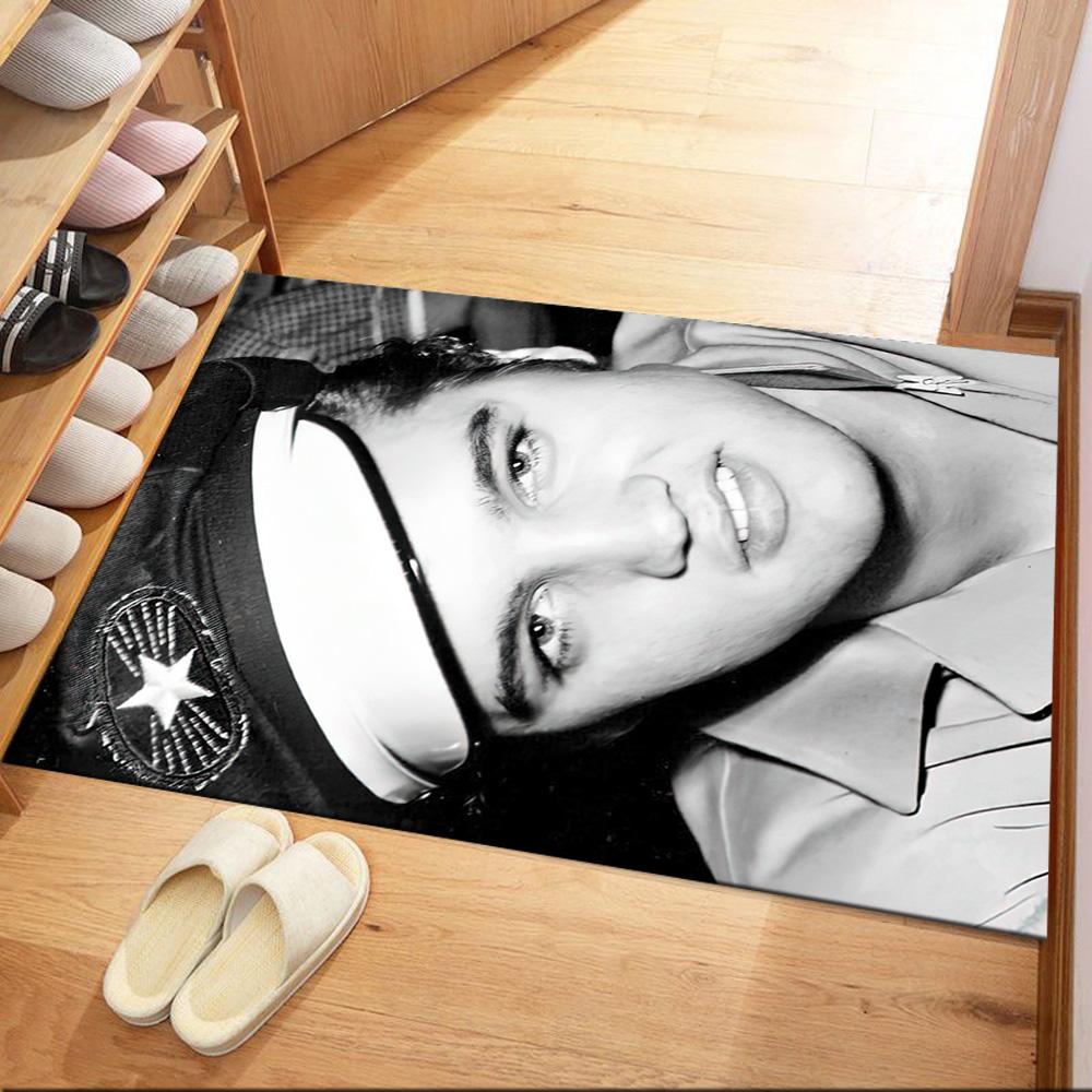 Elvis Floor Mat Suitable For Game Room Balcony Playrooms Kitchen Antislip Rug Anime Office Decor Spiritual Gift