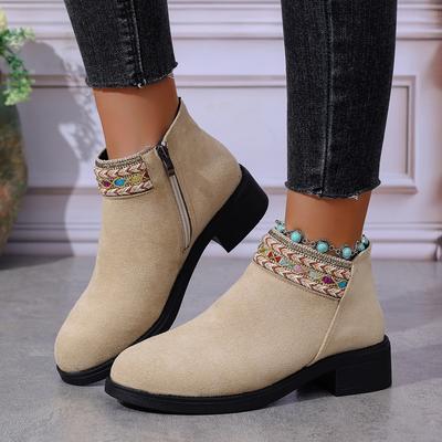 Женские модные легкие удобные теплые ботинки в китайском стиле на толстой подошве, удобные, нескользящие, с амортизацией, для пеших прогулок, путешествий, спорта, повседневной носки, ботинки Мартин