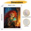 Disney Princess Merida Digital Oil Painting Art Kit Hand Painted Home Decor