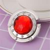 Portable Hanging Crystal Alloy Bag Desk Hooks Portable Handbag Folding Hanger