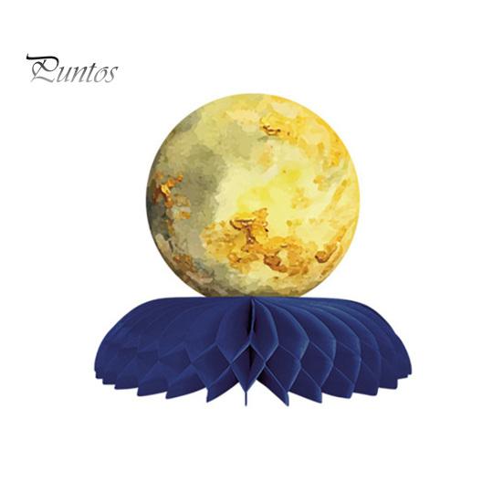 9 шт. Планета в форме сот, центральные украшения для стола в стиле космической солнечной системы, бумажные соты для дня рождения детей