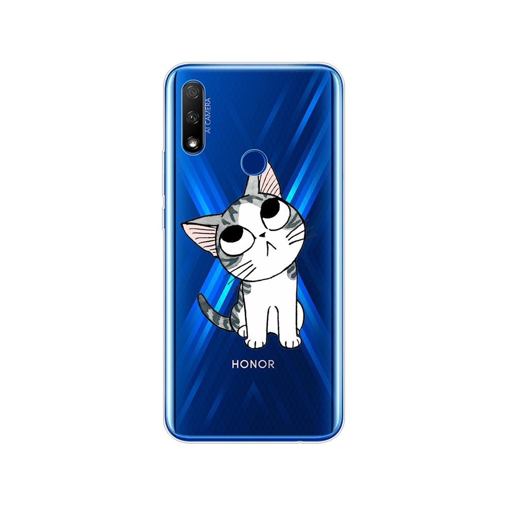 Для Honor 9X Global Case Honor 9X Премиум Чехол Силиконовый ТПУ Мягкая задняя крышка Чехол для телефона Для Huawei Honor 9X Premium STK-LX1 Бампер