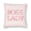 Подушка квадратная 'Boss Lady' Феминистская Наволочка Полиэстер Лен Бархатный Узор Декоративная Наволочка для Подушки Чехол на Подушку для Автомобиля Оптовая продажа