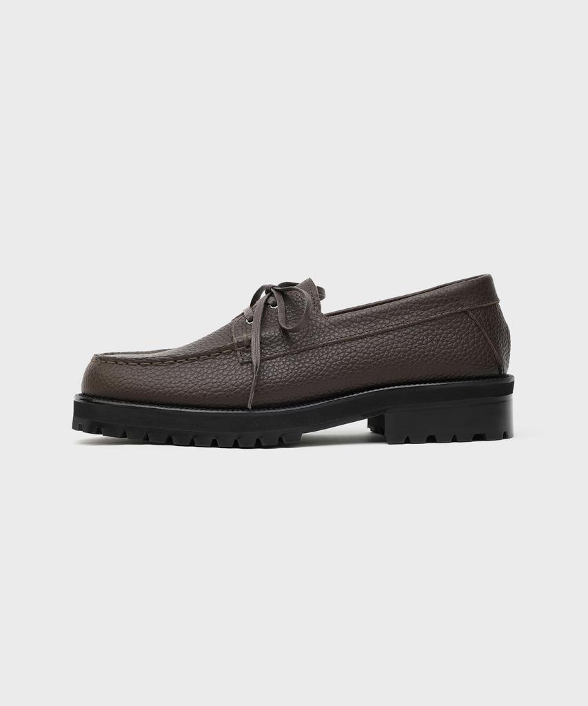 Firenze Atelier [Vibram] Стандартная Повседневная Подошва Лоферы 5099 [Коричневый Emboss]