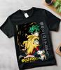 Katsuki Bakugo T-Shirt Manga My Hero Academia Anime Black Tshirt Tee All Size