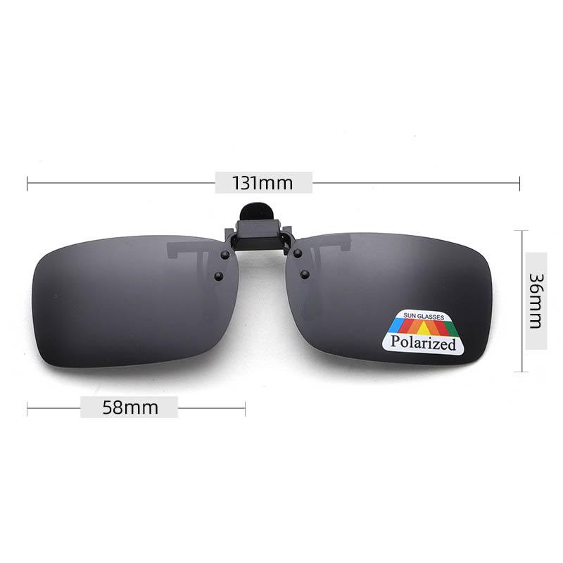 Good Driving Glasses Clip-on Polarized Sunglasses Eyewear Day Night Vision UV400 Unisex Flip-up Lens Sun Glasses Fashion Riding Sunglasses