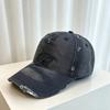 Spring and summer new American ripped letter embroidered baseball cap men's and women's fashion street versatile sunshade cap tide