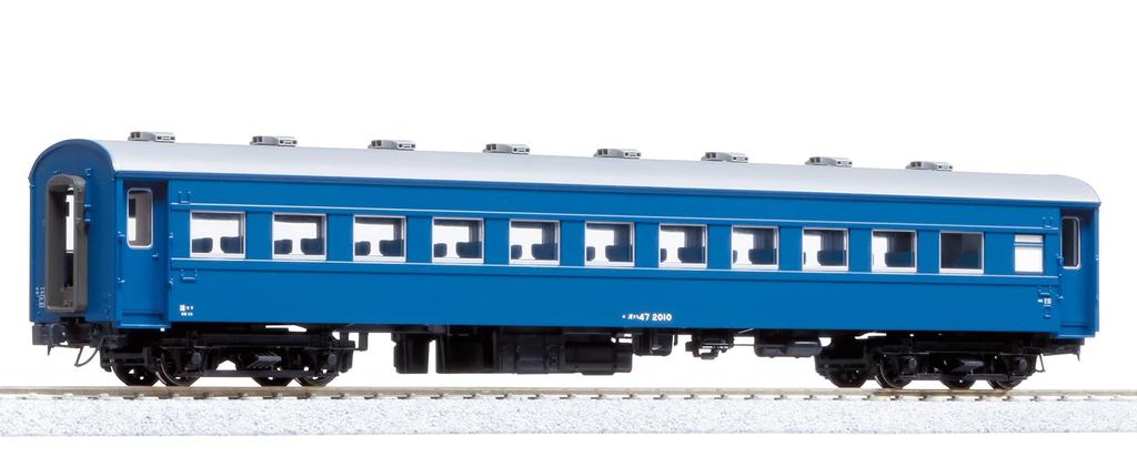 KATO HO Gauge OHA47 Blue Renovated Railway Model Passenger Car 1-553