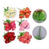 Home Decoration Silk Flowers Manual Measurement Data