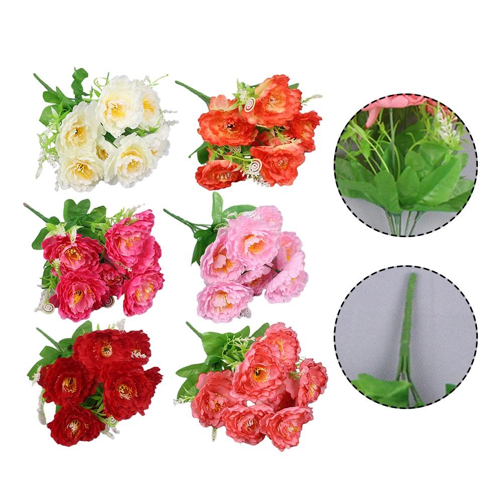 Home Decoration Silk Flowers Manual Measurement Data