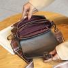 Small Square Bag Genuine Leather Crossbody Bag for Women's 2024 New Wide Shoulder Strap Genuine Leather Commuting Shoulder Bag