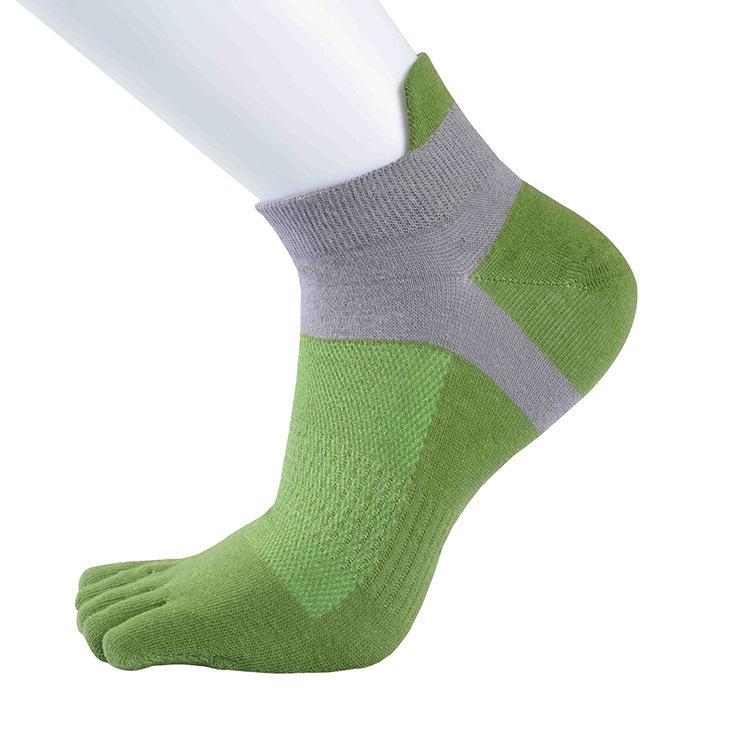 Men's Korean Cotton Split Toe Five-Finger Socks – Breathable, Sweat-Absorbent, Short, and Thin for Summer