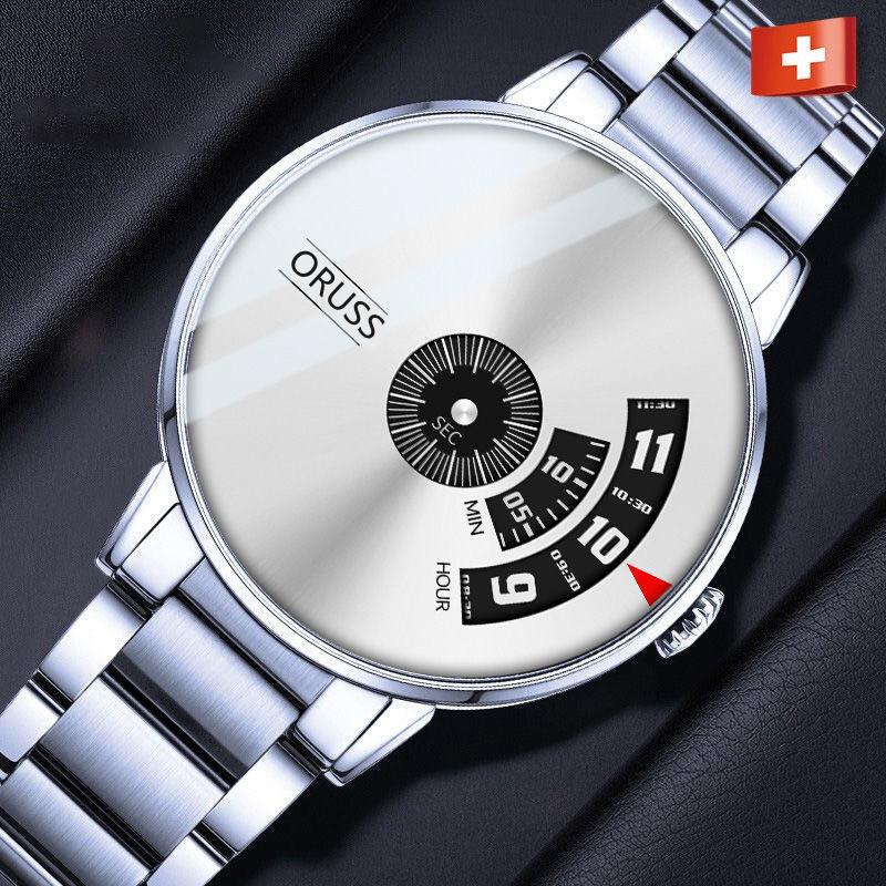 ORUSS New TOP Brand Luxury Men's Watch With Box Waterproof Calendar Men's Quartz Watches