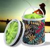 1Pcs Thickened Folding Fishing Bucket Outdoor Water Collection Portable Water Bag