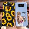 Чехол для Samsung Galaxy S8 Чехол Galaxy S8+ Стильный Подсолнух Красивые Девушки Чехол Для Samsung S8 Plus GalaxyS8 S8+ Мягкие Сумки Чехол