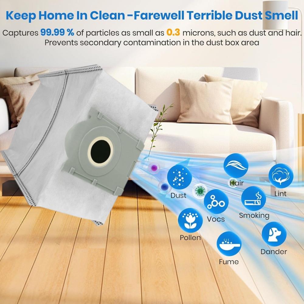Suitable for ECOVACS Deebot T81 PRO OMNI / T81 OMNI T11C/T11 OMNI /T11 PRO OMNI X9 PRO Sweeping Robot Dust Bag Accessories