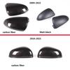 Для Mercedes Benz Smart 451 453 Fortwo Forfour 2009-2026 ABS Матовый черный Накладка-наклейка на крышку зеркала заднего вида автомобиля Автоаксессуары