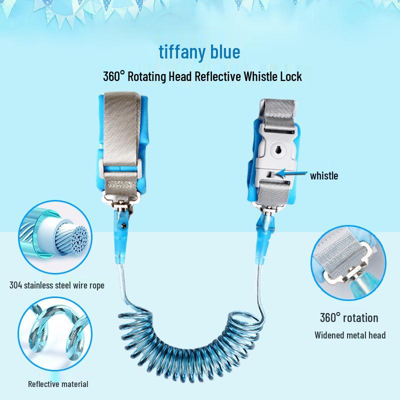 Children's Safety Anti-Lost Rope: Baby Stroller Attachment and Travel Bracelet