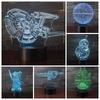 3d Illusion Star Wars Night Light Decor Lamp With Smart Touch The Perfect Home Decoration