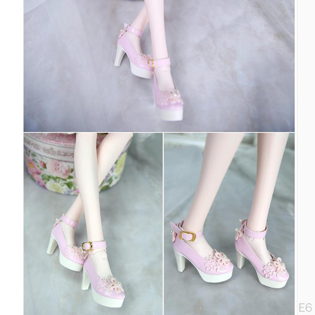 Модные мини-туфли на высоком каблуке с бантом для куклы 1/3 BJD SD Dollfie, аксессуары для праздничной одежды