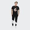 Puma Cartoon Print Vintage American Crew Neck Pullover Running Short Sleeve T-Shirt With Drop Shoulder Men Tops Black 676699-01